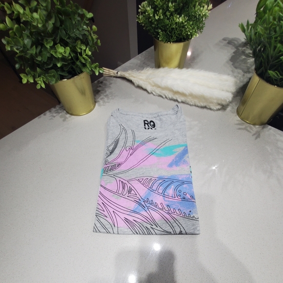 ROXY Très beau t-shirt à manches courtes svec logo de la marque - Picture 6 of 6